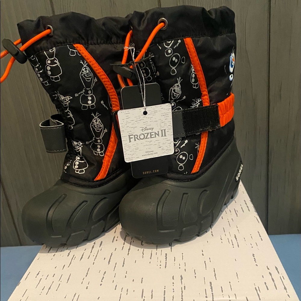 Disney Sorel toddler winter boots.